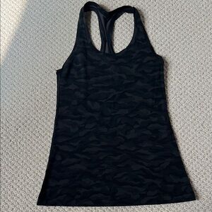 lululemon athletica Black Camo Tank Top